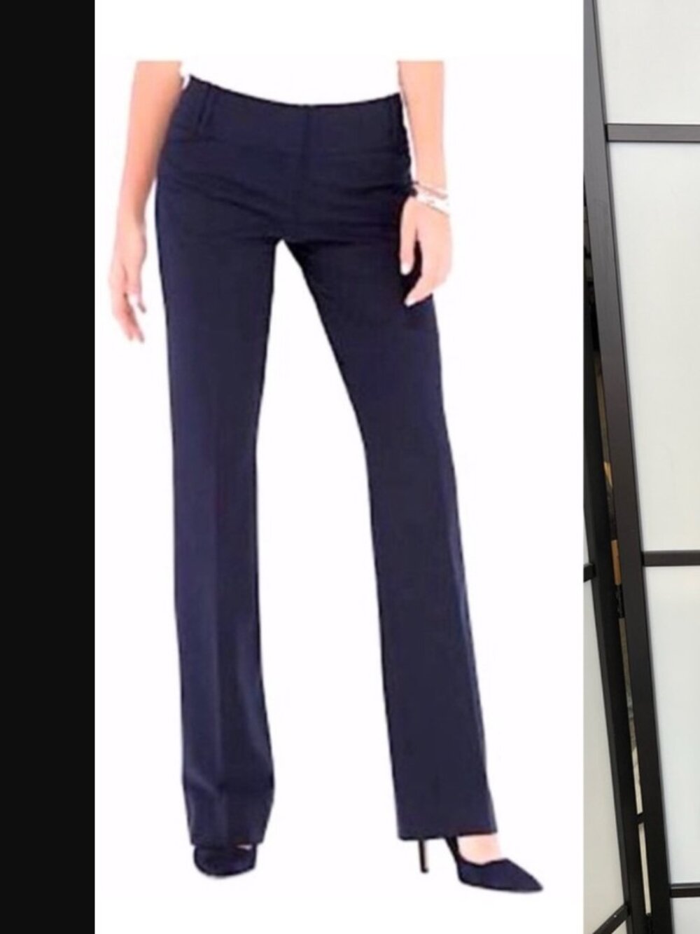 The Limited 2014 Cassidy Fit Boot Cut Navy Pants 0 XS Low Rise